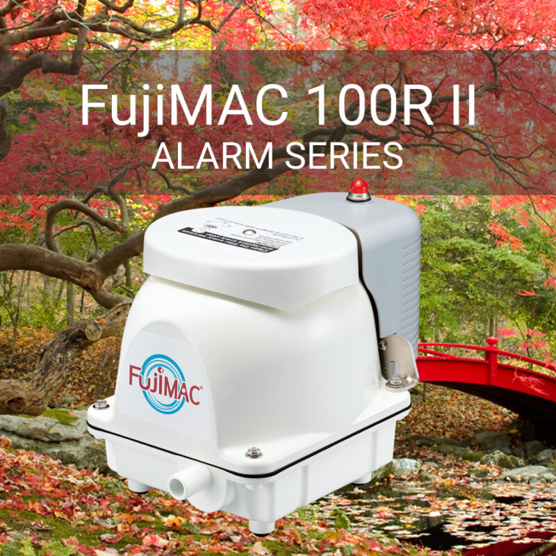 100RALARM FujiMAC Air Pumps made in japan built to last - Alarm series