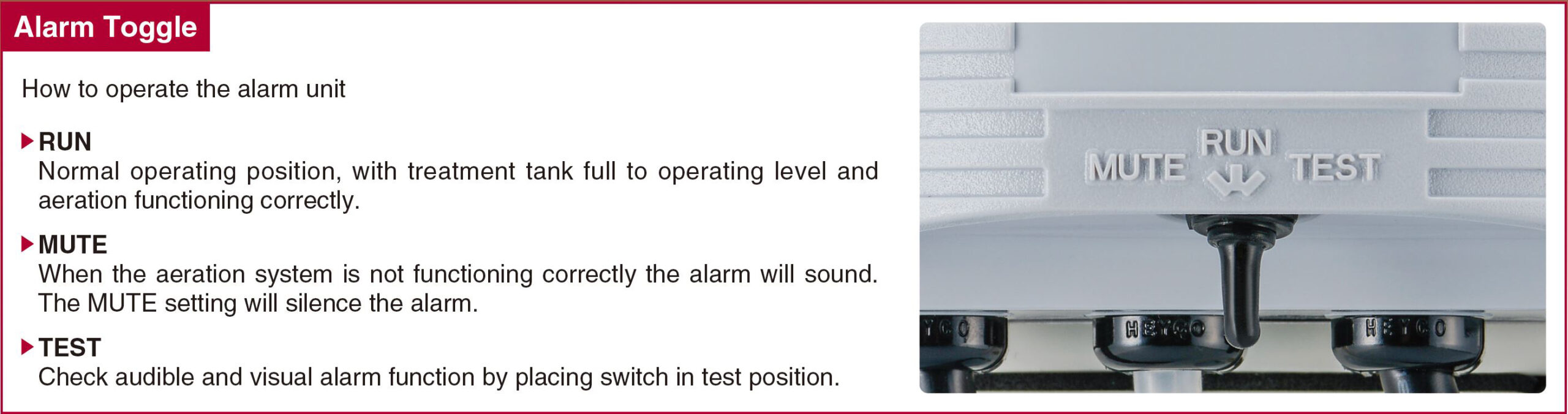 FujiMAC toggle Alarm System